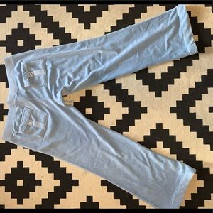 BABY BLUE juicy couture velour pants